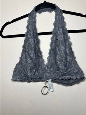 Free People Galloon Lace Halter Bra